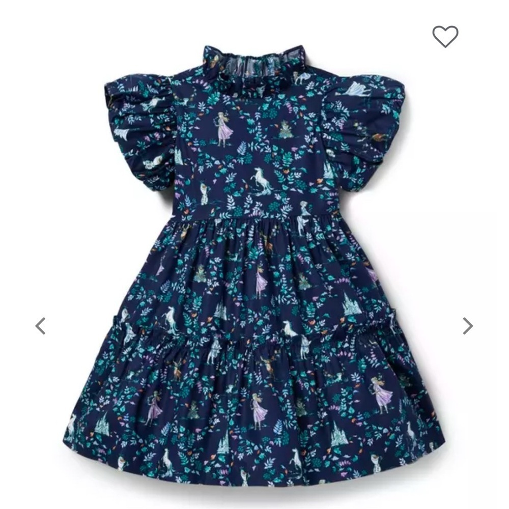Janie and Jack Disney Frozen Ruffle Dress